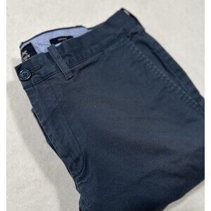 J. CREW The Driggs Men's Navy Blue Chino Cotton Pants Size 29 X 32